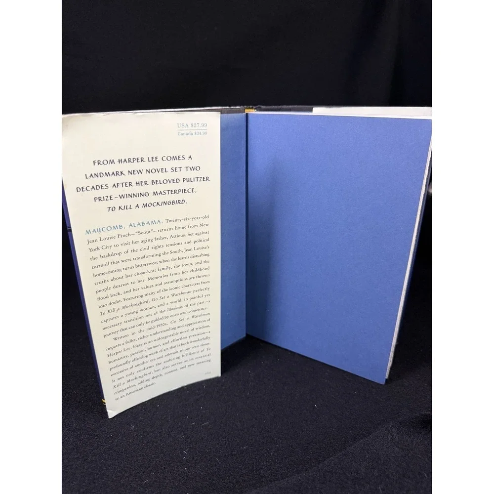 Go Set A‎ Watchman By Harper Lee Hardcover Novel First Edition Dust Jacket